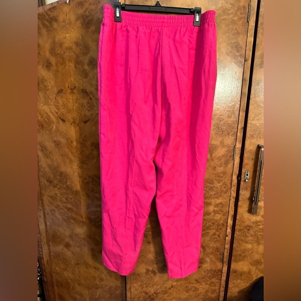 Fushia pink 1980s vintage slacks - Joan